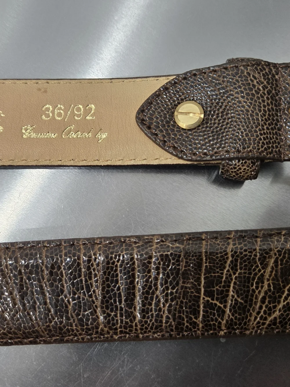 Sabatini Genuine Ostrich Leg 36